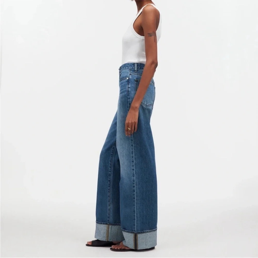 Madewell Superwide-Leg Jeans in Fannin Wash NQ160 - Picture 3 of 16